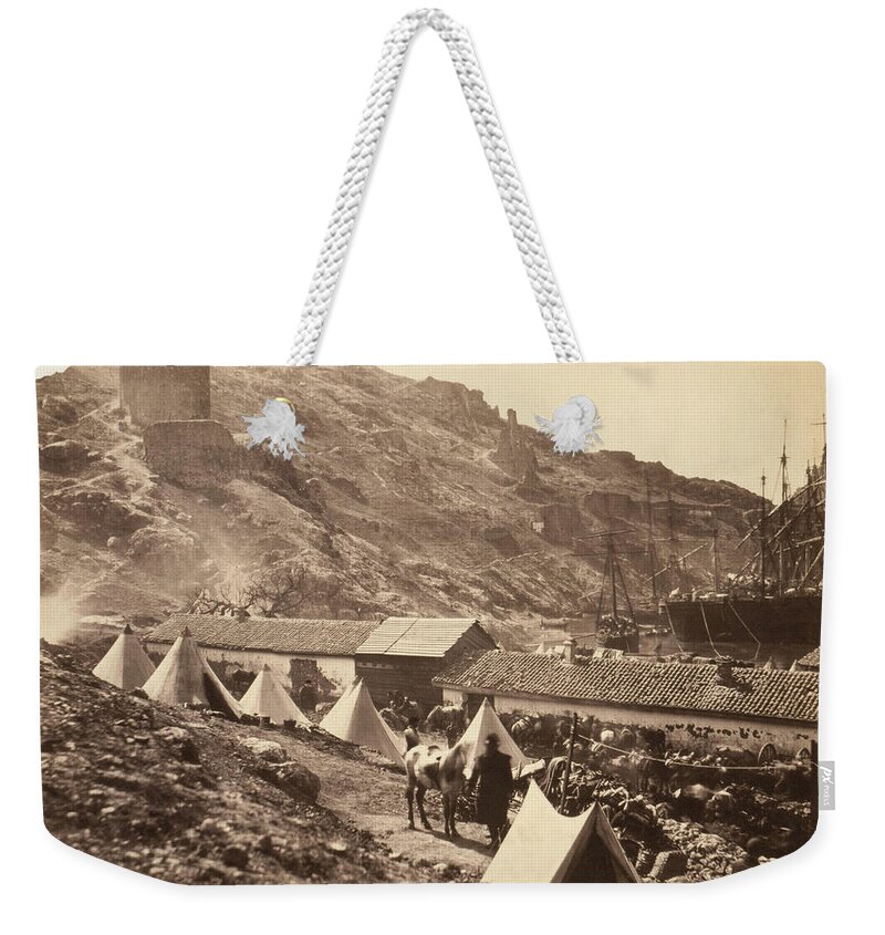 1855 Weekender Tote Bag featuring the photograph Crimean War Balaklava #7 by Granger