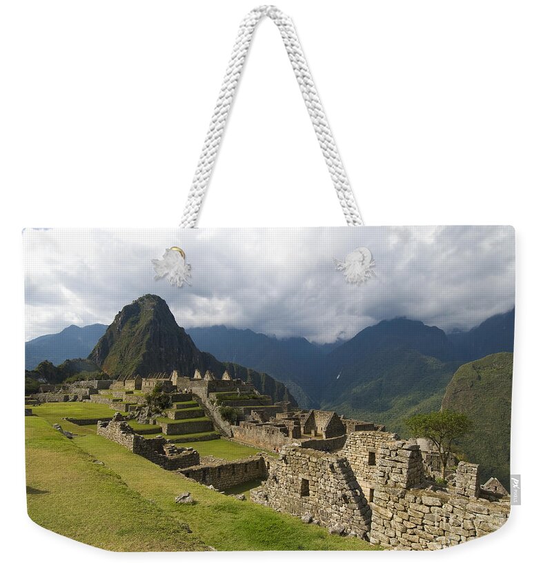 South America Weekender Tote Bag featuring the photograph Machu Picchu, Peru #7 by William H. Mullins
