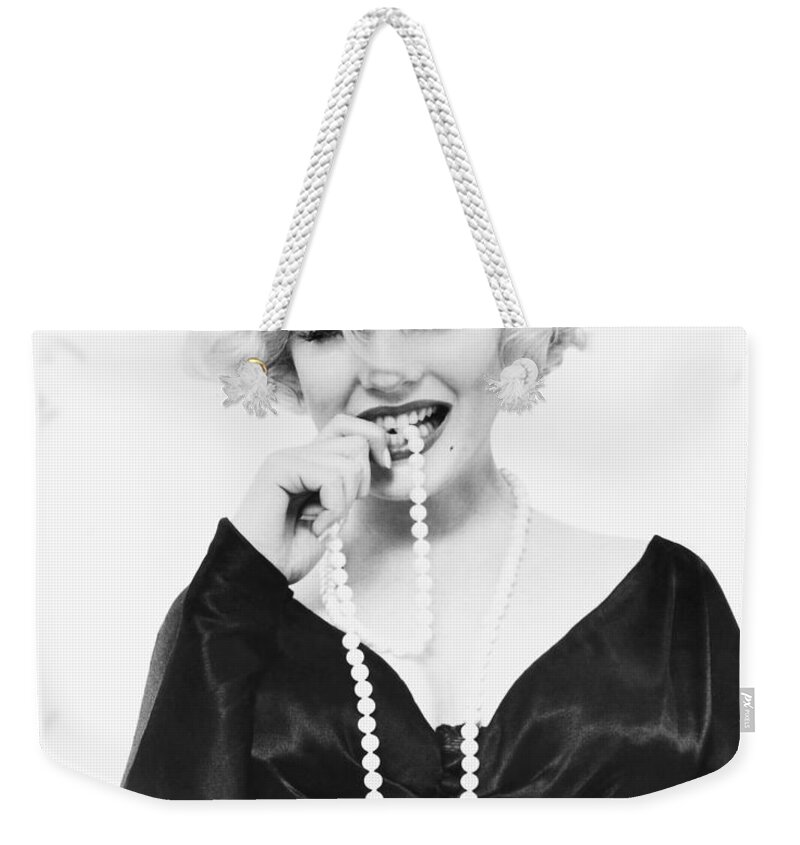 1959 Weekender Tote Bag featuring the photograph Marilyn Monroe #3 by Granger