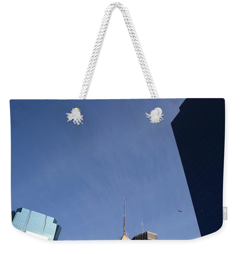 America Weekender Tote Bag featuring the photograph Minneapolis Skyscrapers #7 by Frank Romeo