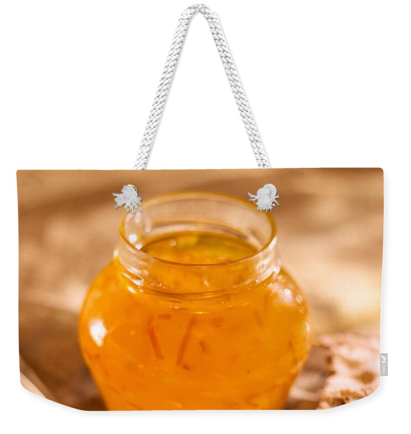 Iris Holzer Richardson Weekender Tote Bag featuring the photograph Orange Marmalade #6 by Iris Richardson