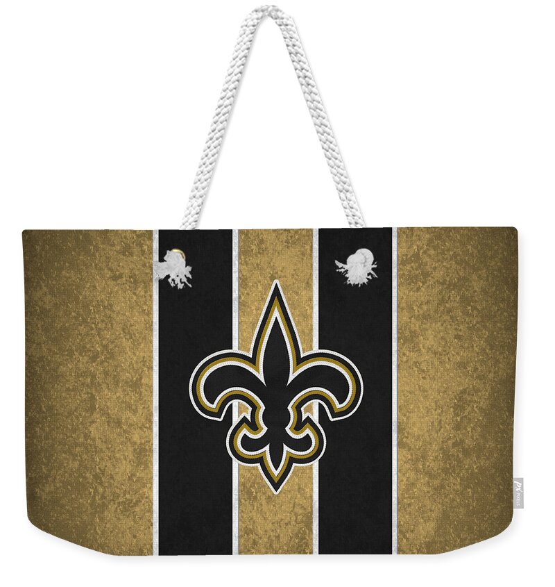 New Orleans Saints Weekender Tote Bag by Joe Hamilton - Fine Art