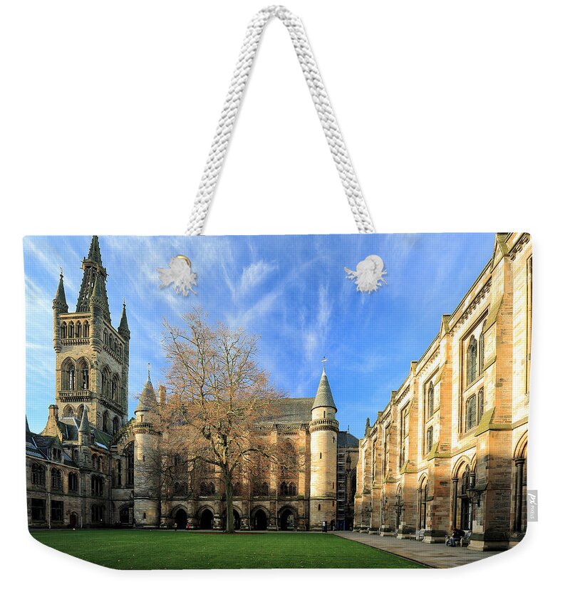 Glasgow Weekender Tote Bag featuring the photograph University of Glasgow #8 by Grant Glendinning