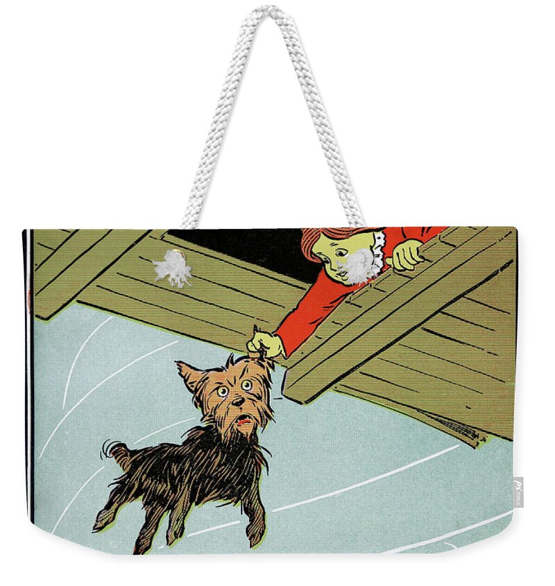 1900 Weekender Tote Bag featuring the drawing Wizard Of Oz, 1900 #8 by Granger