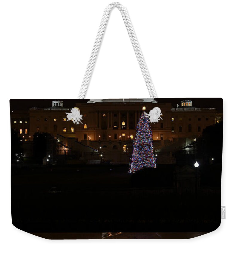 Metro Weekender Tote Bag featuring the photograph A Capitol Reflection by Metro DC Photography