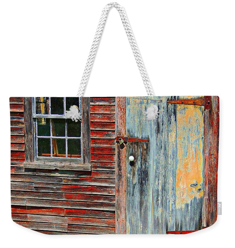 Marcia Lee Jones Weekender Tote Bag featuring the photograph A Colorful History by Marcia Lee Jones