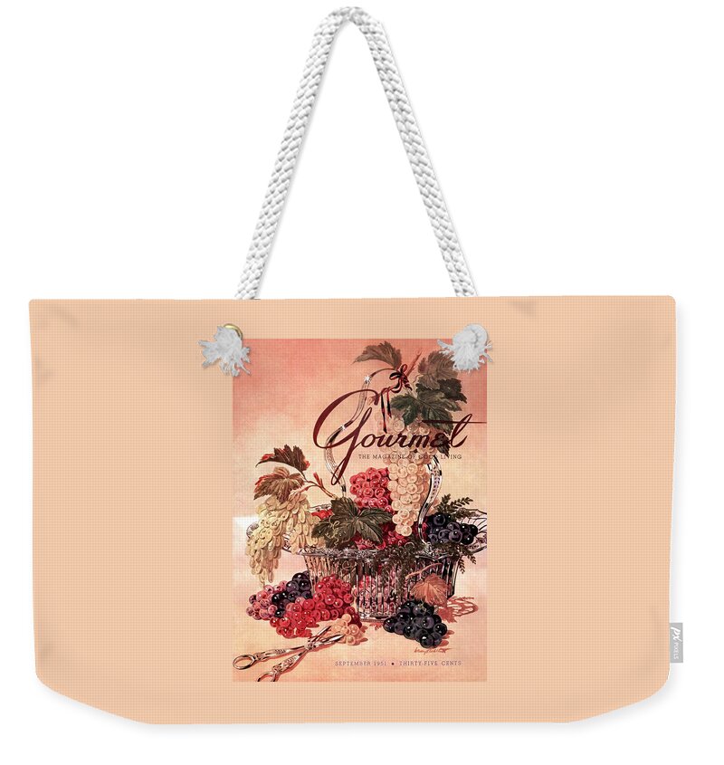 A Gourmet Cover Of Grapes Weekender Tote Bag
