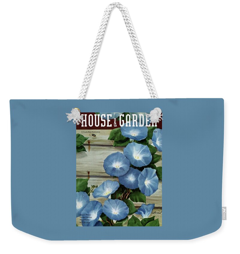 A House And Garden Cover Of Flowers Weekender Tote Bag