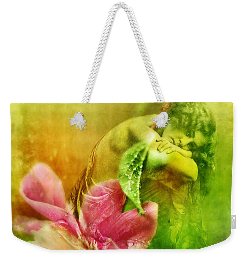 Heirloom Weekender Tote Bag featuring the photograph A Kiss Before Sunset by Rebecca Sherman