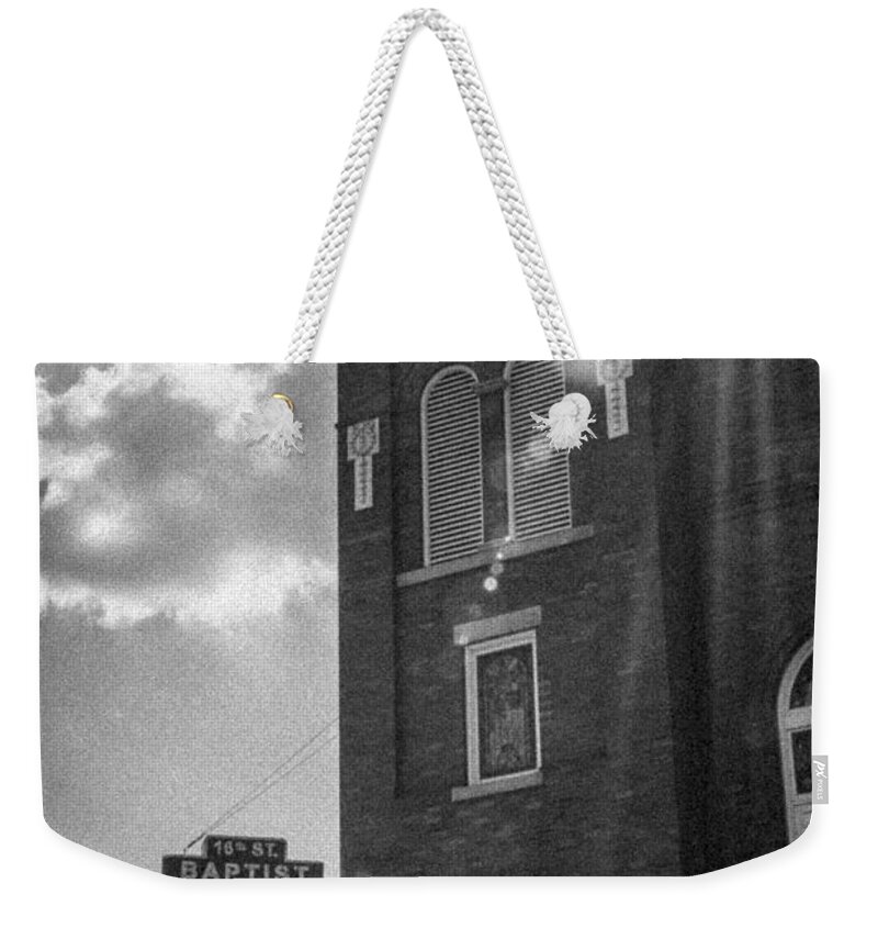 Ken Weekender Tote Bag featuring the photograph A Light Shines Down by Ken Johnson