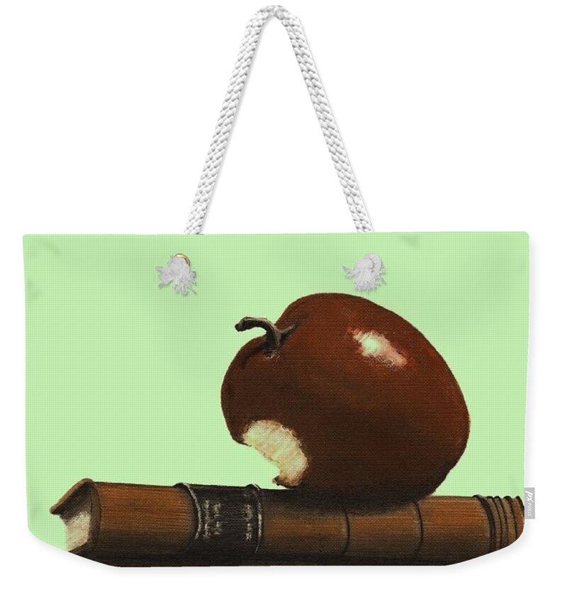 Fineartamerica.com Weekender Tote Bag featuring the painting A Teacher's Gift  Number 7 by Diane Strain