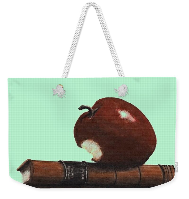 Fineartamerica.com Weekender Tote Bag featuring the painting A Teacher's Gift  Number 8 by Diane Strain