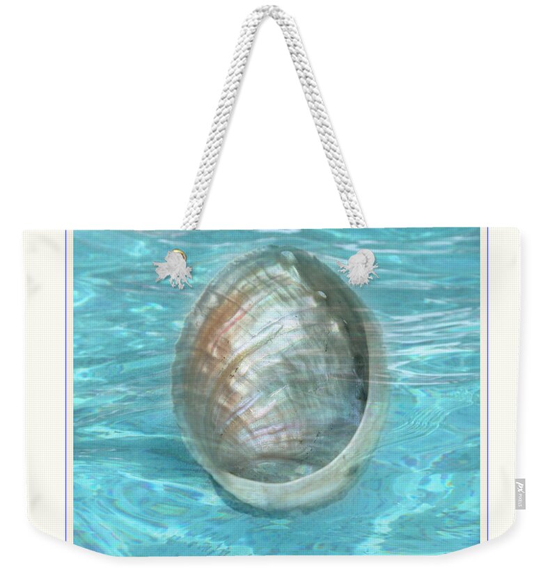 Beach Weekender Tote Bag featuring the photograph Abalone Underwater by Linda Olsen
