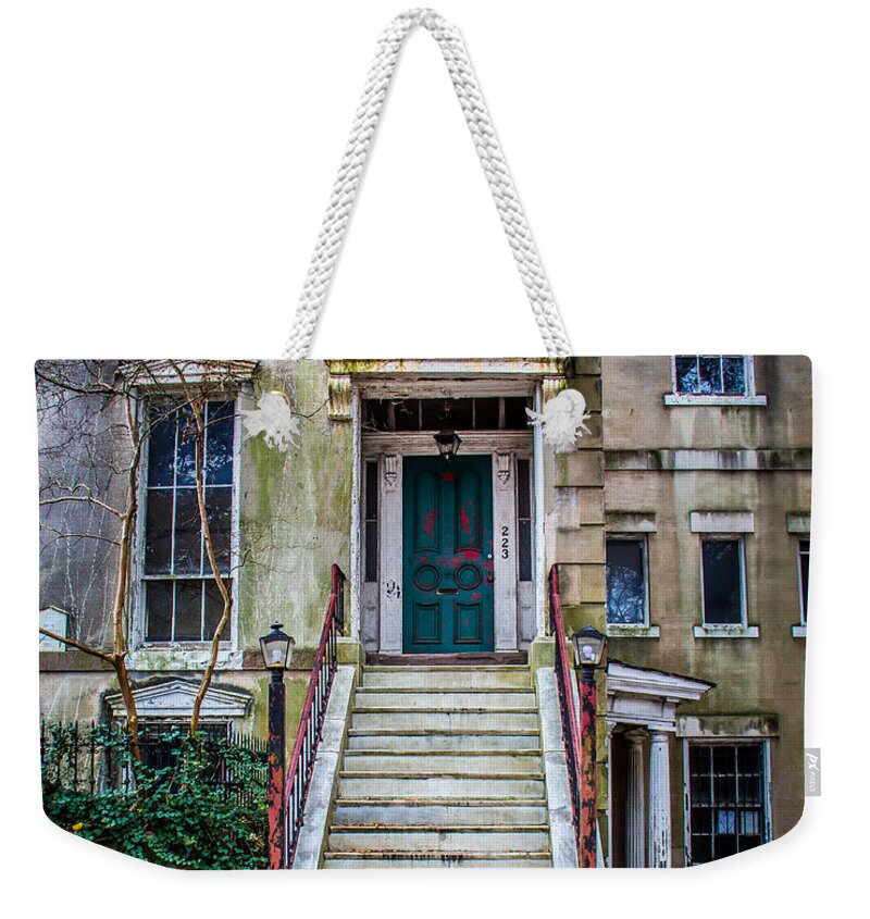 Step Weekender Tote Bag featuring the photograph Abandoned Building by Perry Webster