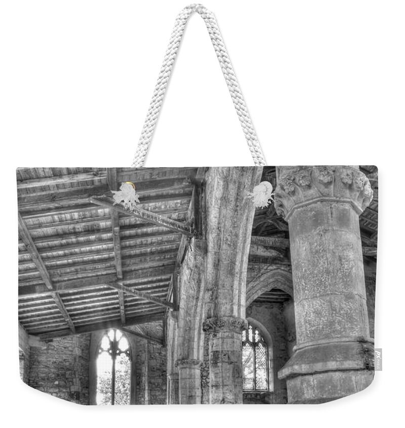 Church Weekender Tote Bag featuring the photograph Abandoned faith by Steev Stamford