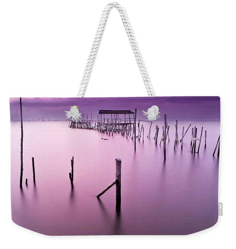 Water Weekender Tote Bag featuring the photograph Abandoned by Jorge Maia