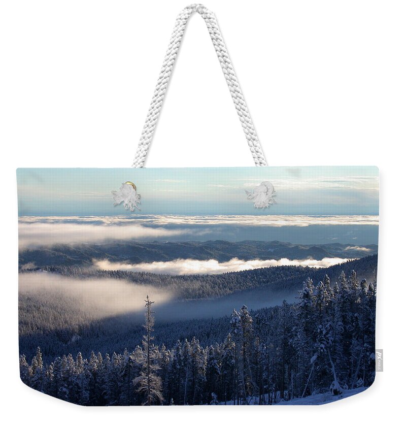 Clouds Weekender Tote Bag featuring the photograph Above The Clouds #1 by Shane Bechler