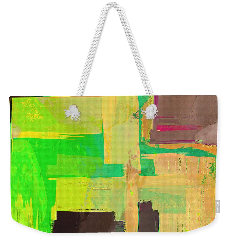 Abstract Art Weekender Tote Bag featuring the digital art Abstract 9 by Kae Cheatham