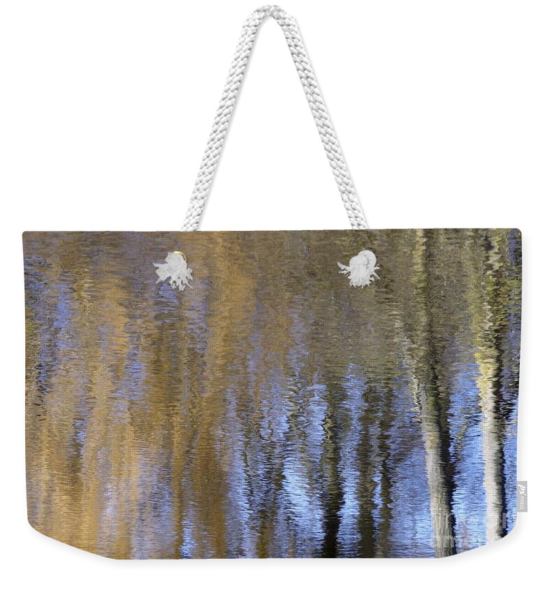 Wendy Weekender Tote Bag featuring the photograph Abstract Trees 2 by Wendy Wilton