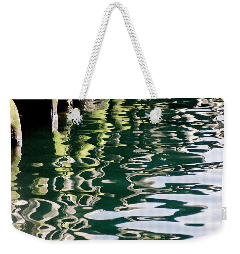 Fine Art America Weekender Tote Bag featuring the photograph Abstract Water Reflection 20 by Andrew Hewett