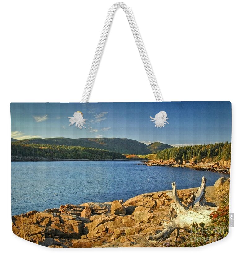 Acadia National Park Weekender Tote Bag featuring the photograph Acadia by Alana Ranney