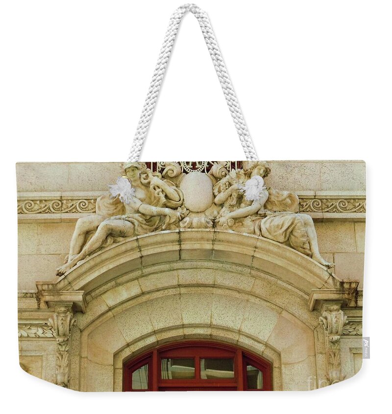 Architecture Weekender Tote Bag featuring the photograph Adolphus Hotel - Dallas #4 by Robert ONeil
