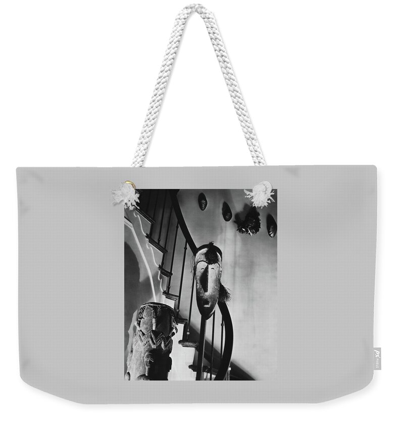 African Masks And Drums In Eugene O'neill's Weekender Tote Bag