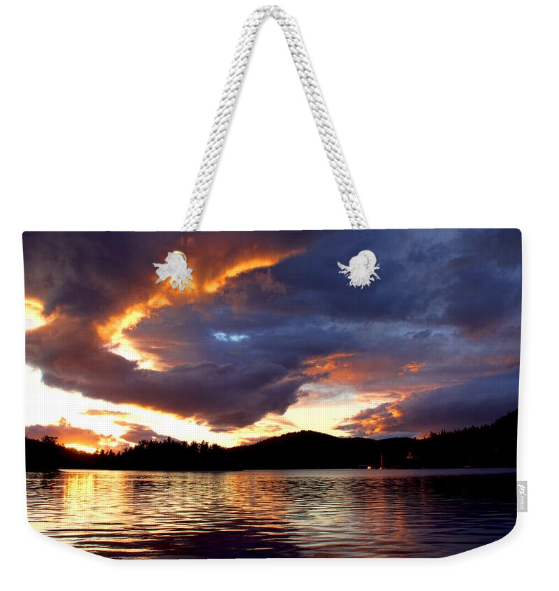 Storm Weekender Tote Bag featuring the photograph After the Storm by Peggy Collins