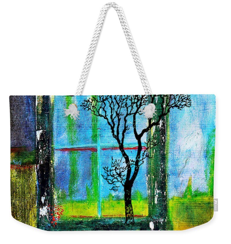 After They Left Weekender Tote Bag featuring the painting After They Left by Bellesouth Studio