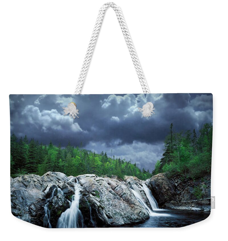Art Weekender Tote Bag featuring the photograph Aguasabon River Mouth by Randall Nyhof
