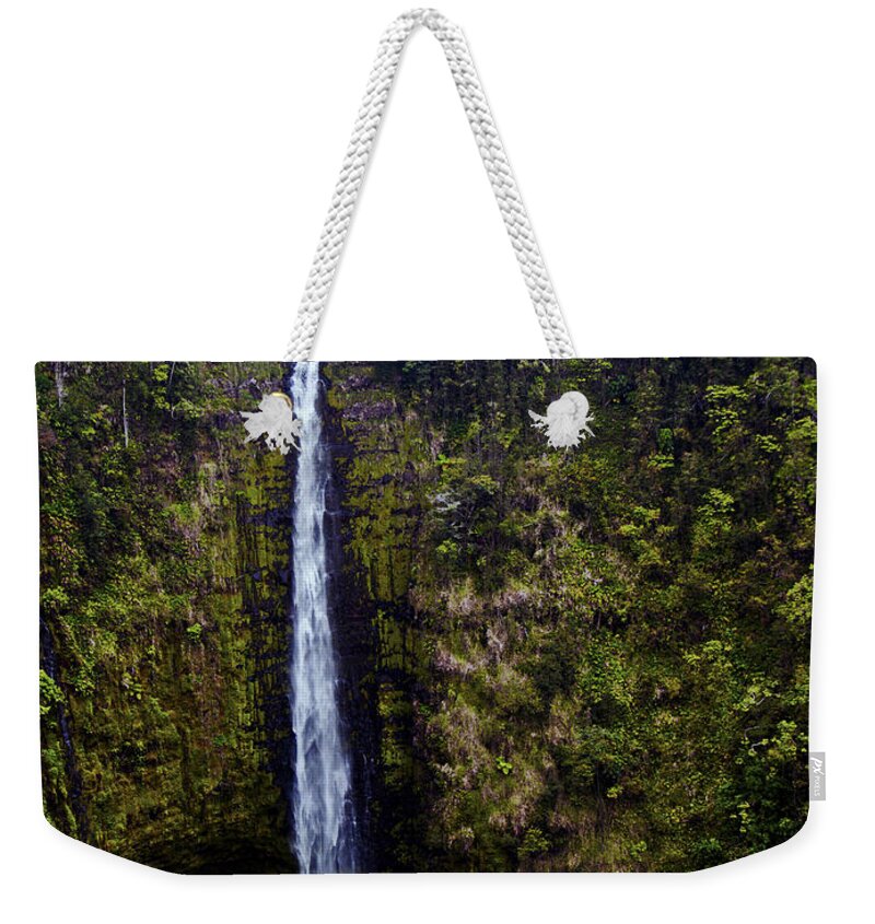 Fine Art Photography Weekender Tote Bag featuring the photograph Akaka Falls by Patricia Griffin Brett