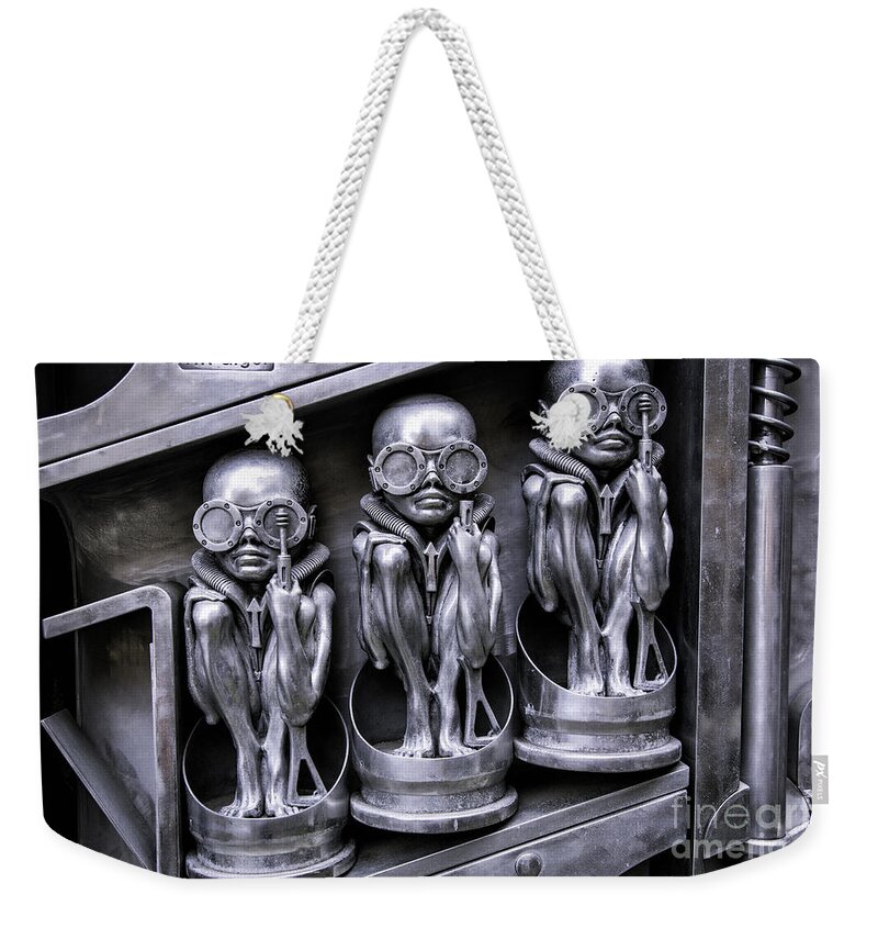  Switzerland Weekender Tote Bag featuring the photograph Alien Elton by Timothy Hacker