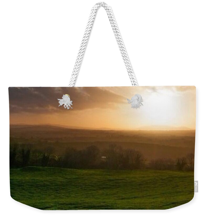 Sheep Weekender Tote Bag featuring the photograph All Alone by Aleck Cartwright