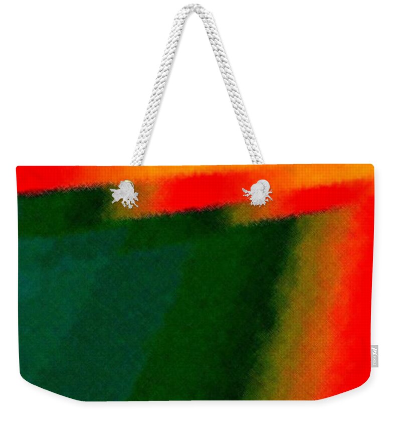 Alliance Of Color Weekender Tote Bag featuring the digital art Alliance Of Color by Will Borden
