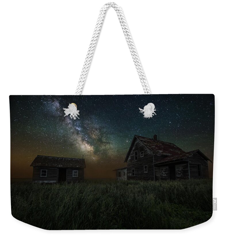  #homegroen Photography Weekender Tote Bag featuring the photograph Alone in the Dark by Aaron J Groen