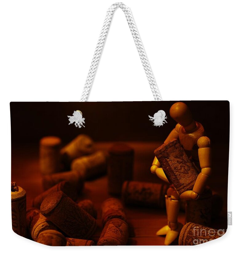 Wood Weekender Tote Bag featuring the photograph Alone by Jonas Luis