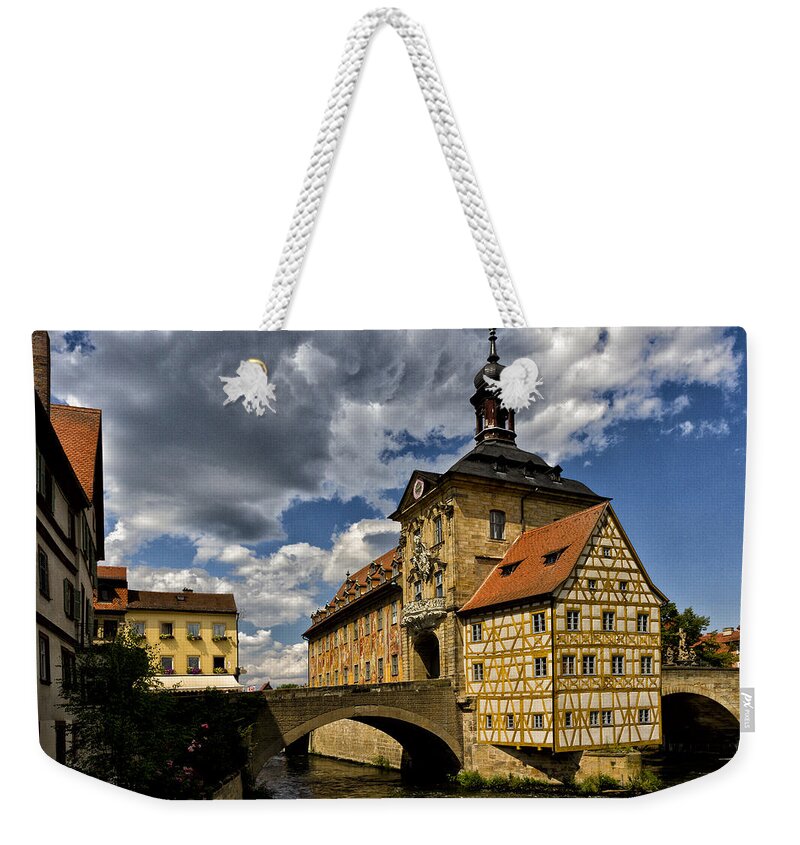 Altes Rathaus Weekender Tote Bag featuring the photograph Altes Rathaus in Bamberg Germany by Robert Woodward