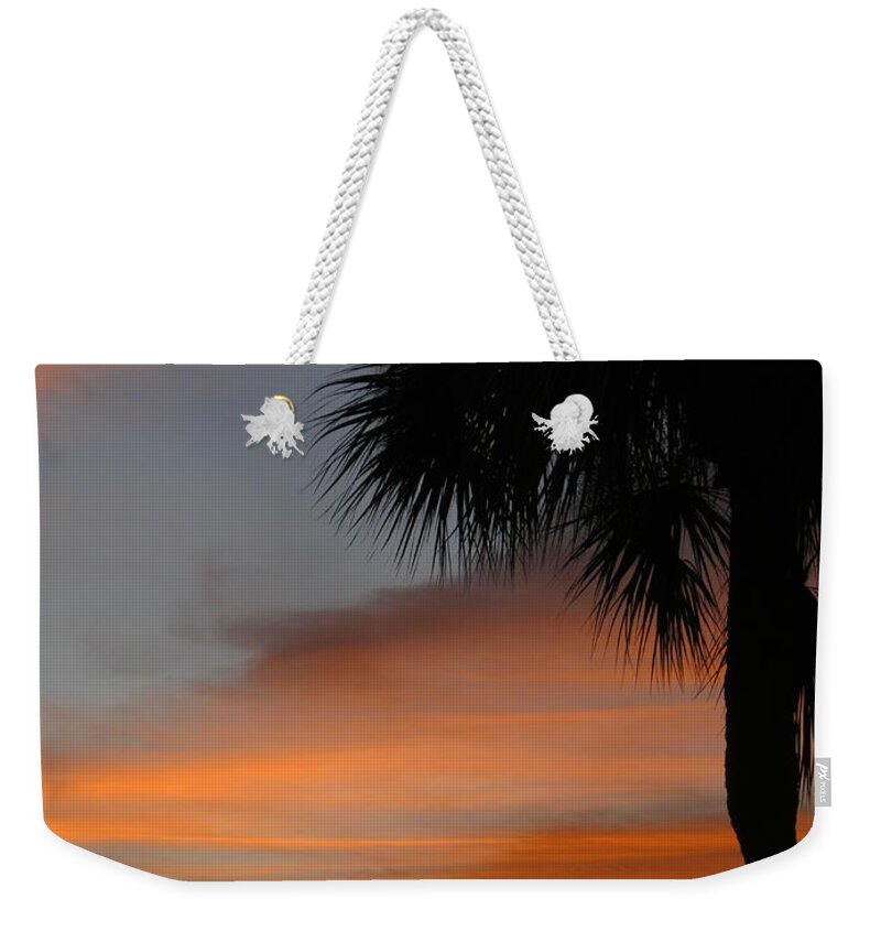 Sunrise Weekender Tote Bag featuring the photograph Amazing Sunrise in Florida by Oksana Semenchenko