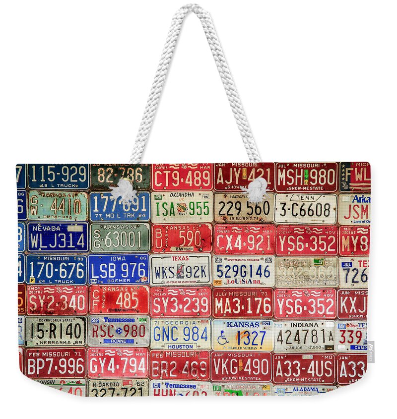 Made In America Weekender Tote Bag featuring the photograph American Transportation by Steven Bateson