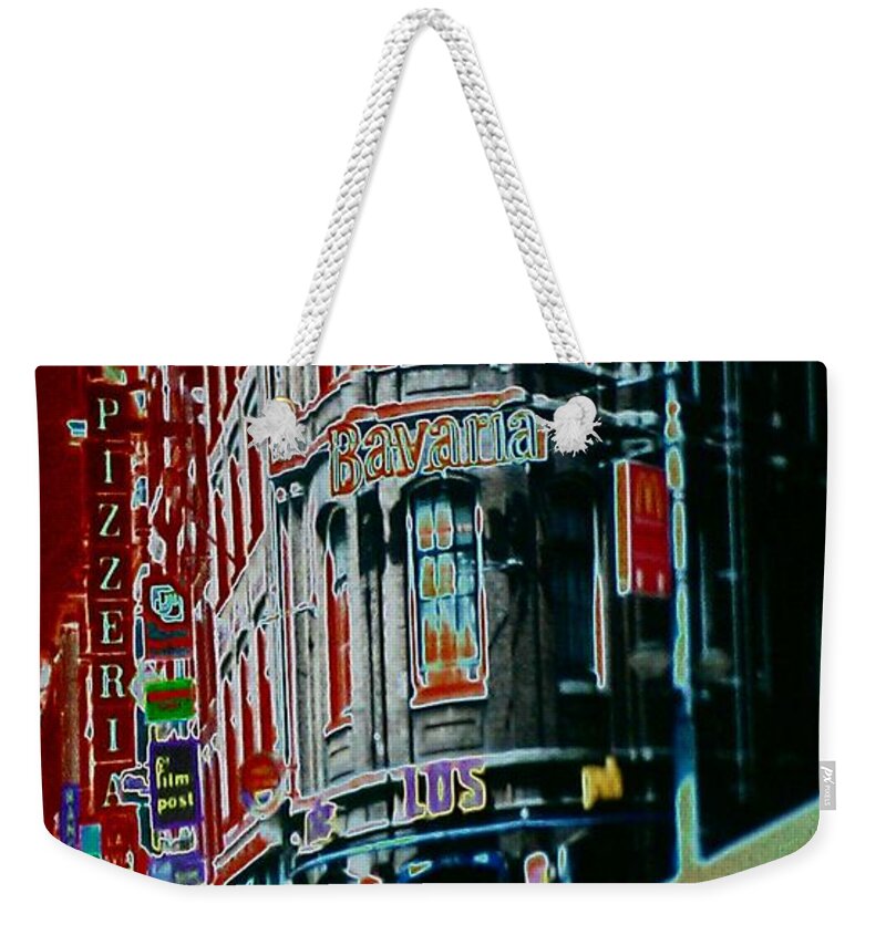 Amsterdam Weekender Tote Bag featuring the photograph Amsterdam Abstract by Jacqueline McReynolds