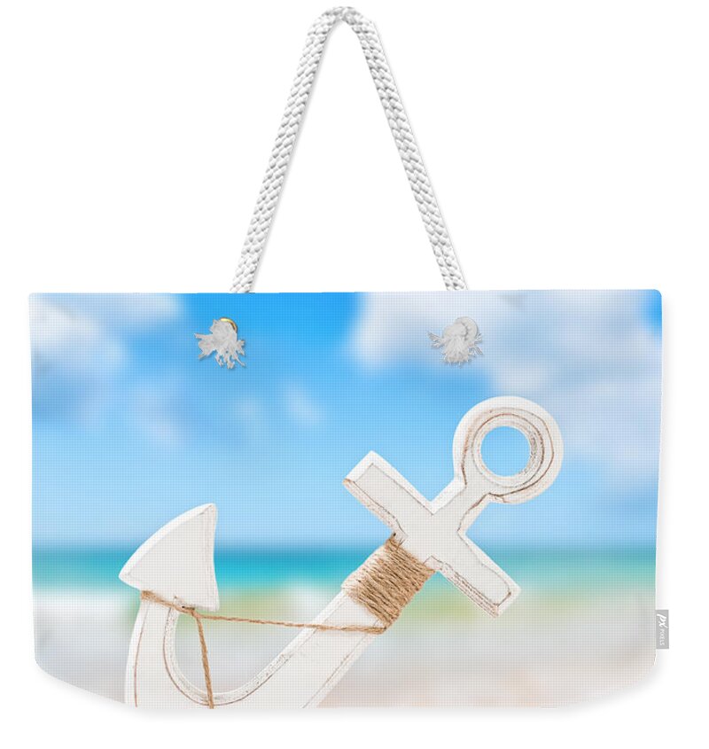 Anchor Weekender Tote Bag featuring the photograph Anchor by Amanda Elwell
