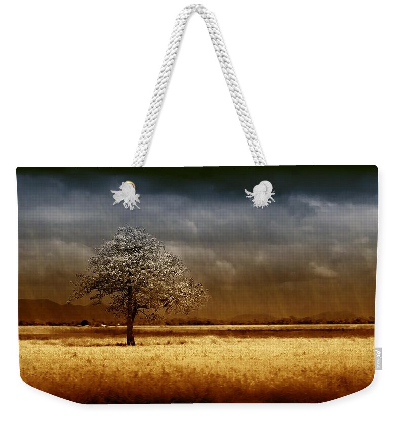 Landscapes Weekender Tote Bag featuring the photograph And the rains came by Holly Kempe