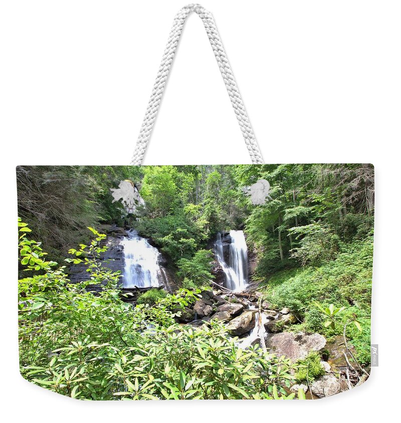 8809 Weekender Tote Bag featuring the photograph Anna Ruby Falls - Georgia - 1 by Gordon Elwell