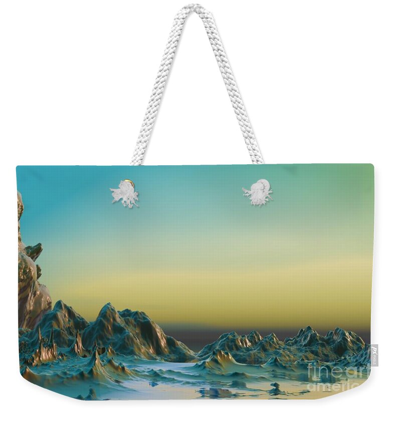 Art Weekender Tote Bag featuring the digital art Ante somnum - Surrealism by Sipo Liimatainen