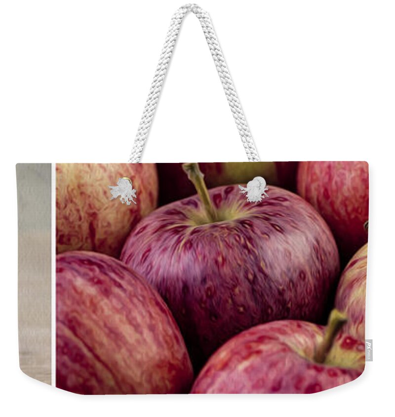 Panorama Weekender Tote Bag featuring the photograph Apples 01 by Nailia Schwarz