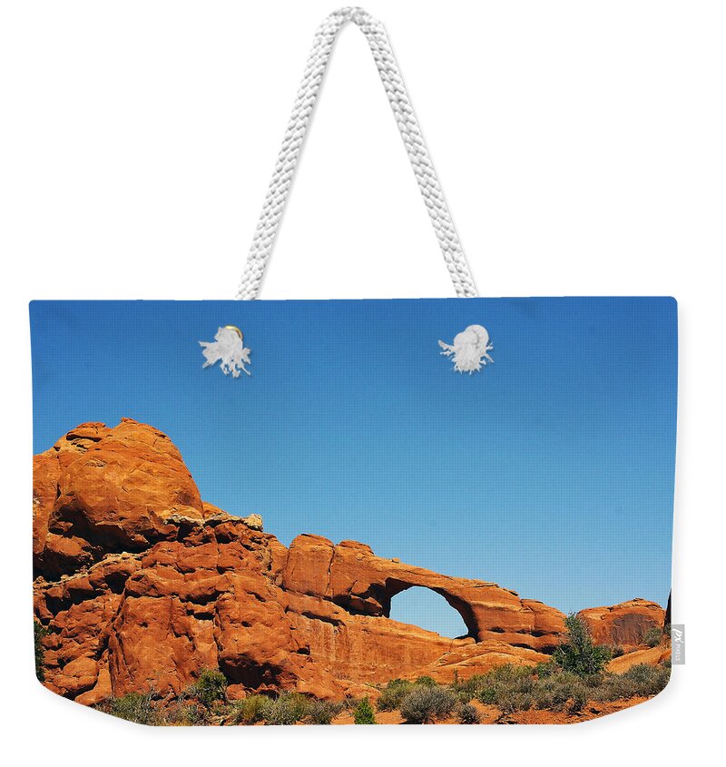 Arid Climate Weekender Tote Bag featuring the photograph Arch 22 by Ingrid Smith-Johnsen