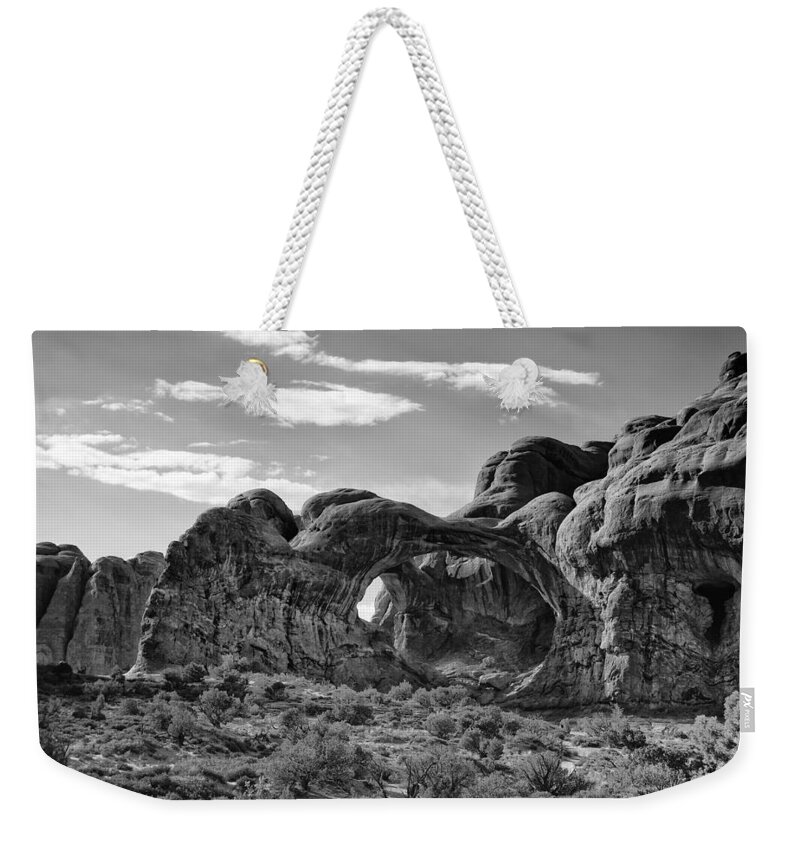 Arches National Park Weekender Tote Bag featuring the photograph Arches National Park by Sandra Selle Rodriguez