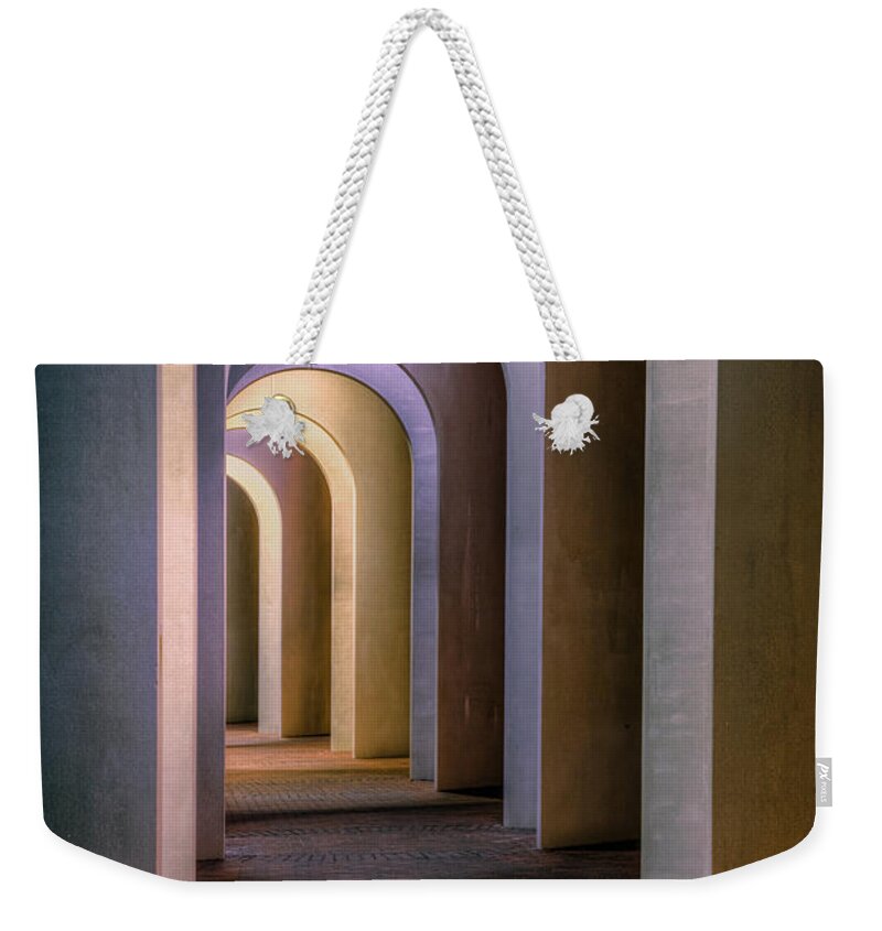 Arches Weekender Tote Bag featuring the photograph Arches of the Ferguson Center by Jerry Gammon