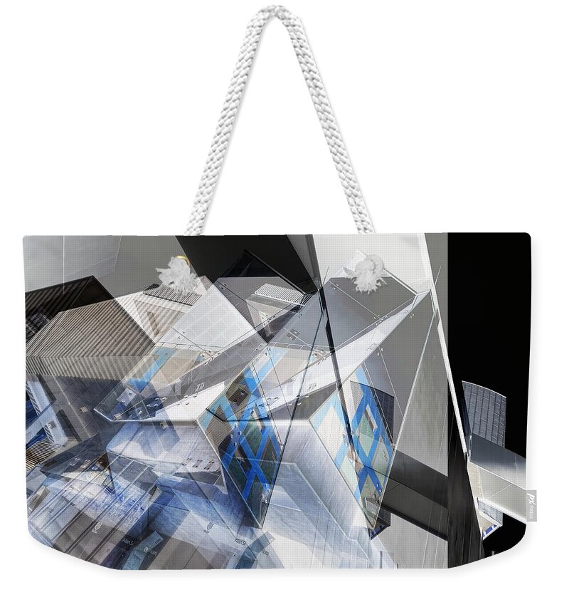 Abstract Weekender Tote Bag featuring the photograph Architectural Abstract by Wayne Sherriff
