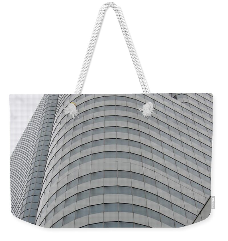 White Weekender Tote Bag featuring the photograph Architecture 1 by Jennifer E Doll